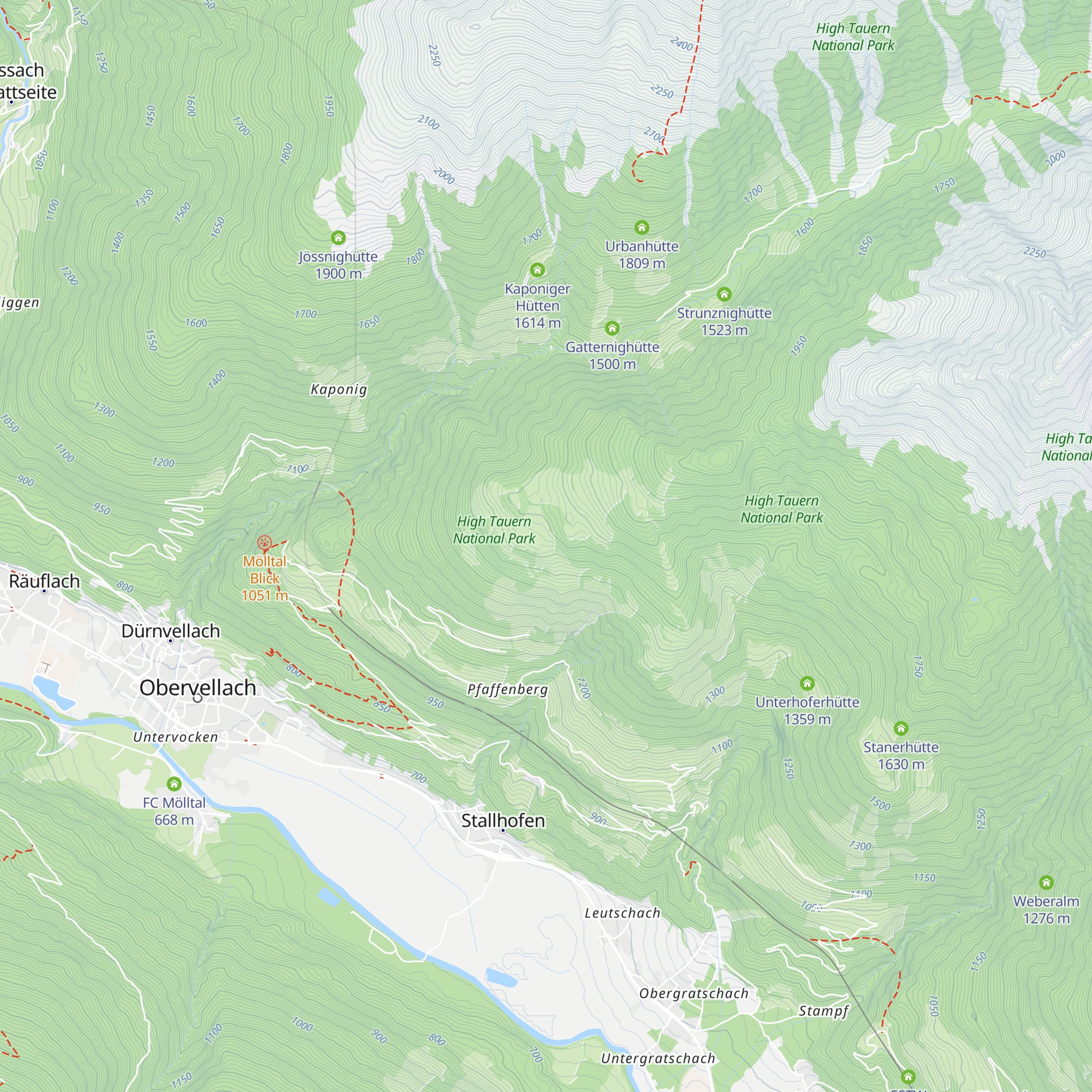 Huberhütte map