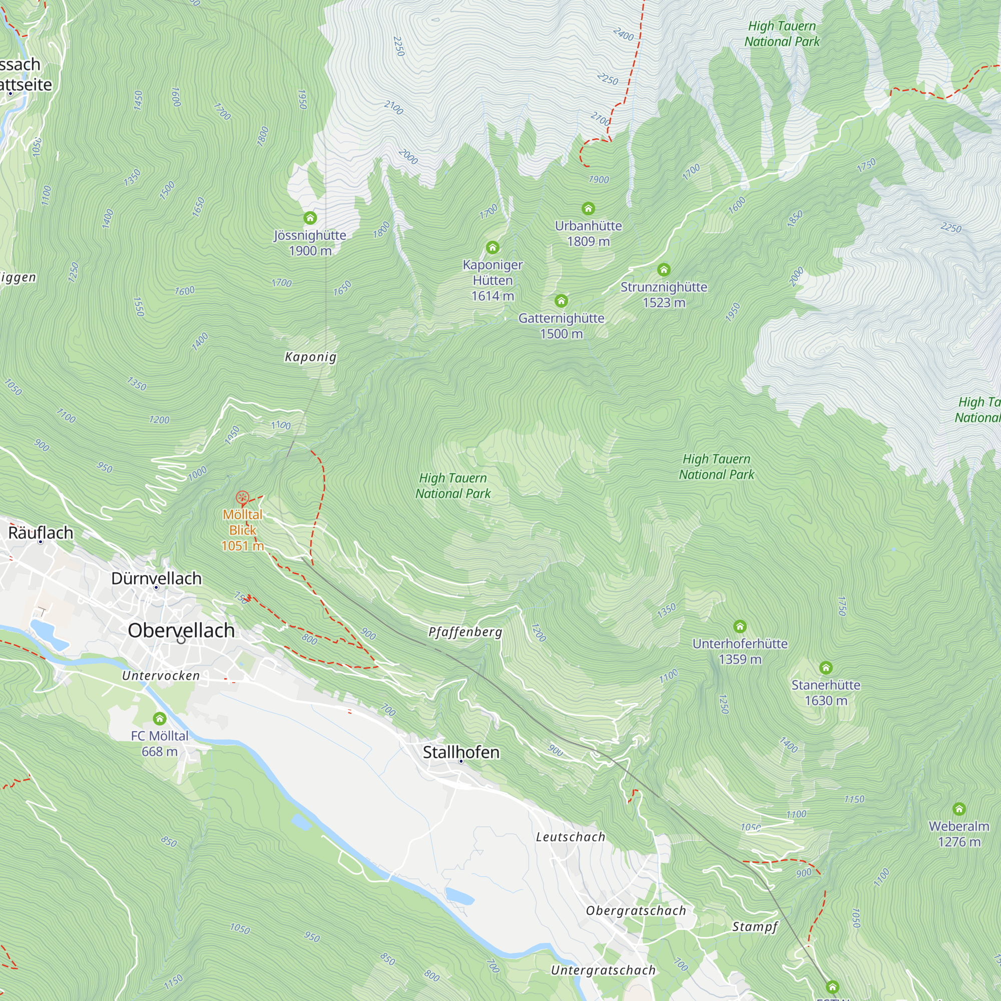 Huberhütte map