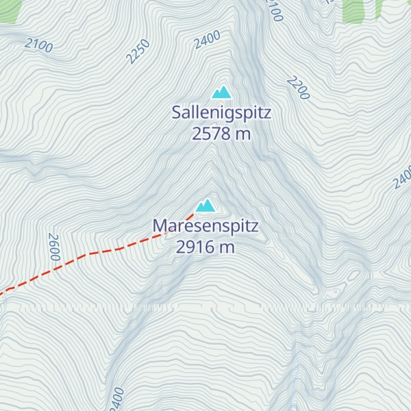 Map of Maresenspitz