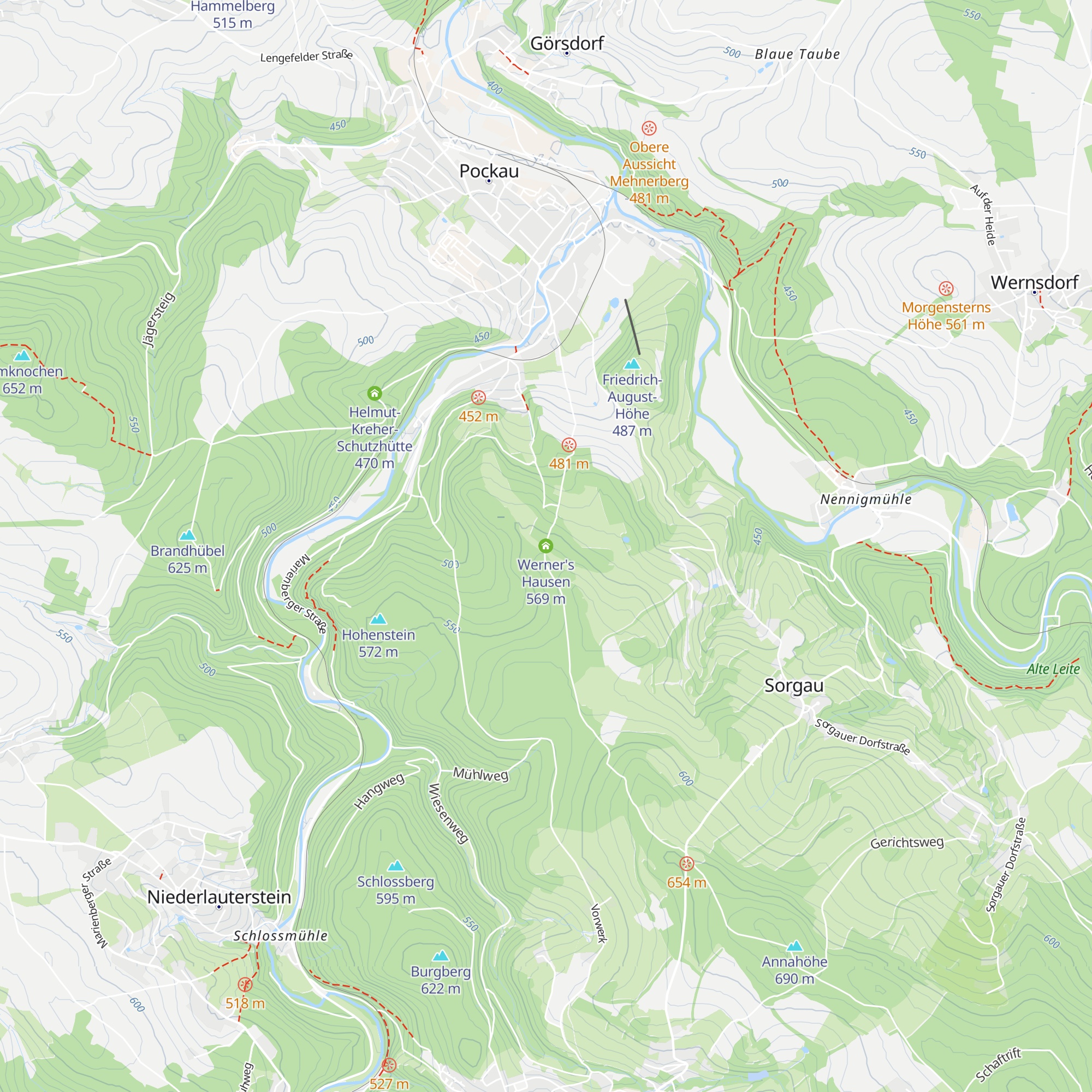 Werner's Hausen map
