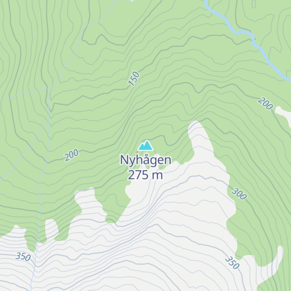 Map of Nyhågen