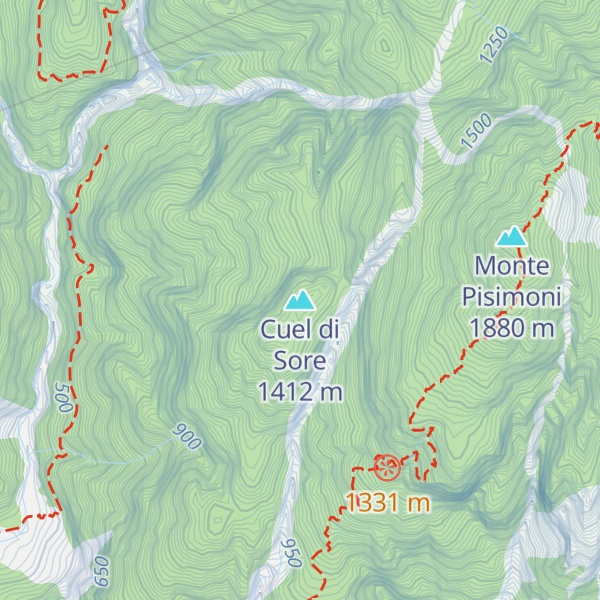 Map of Cuel di Sore