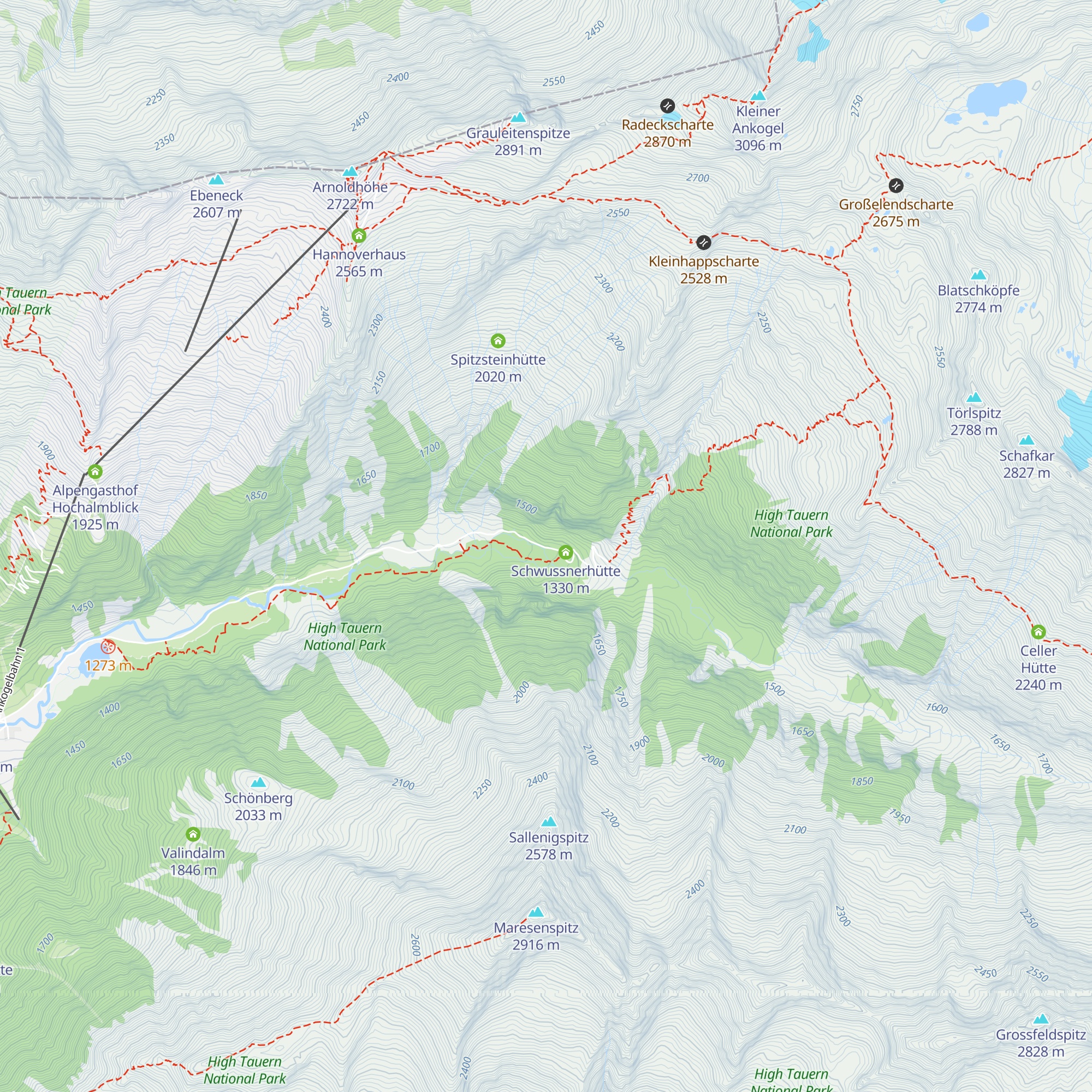 Felixhütte map