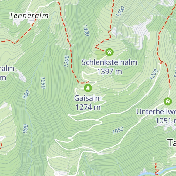 Map of Gaisalm