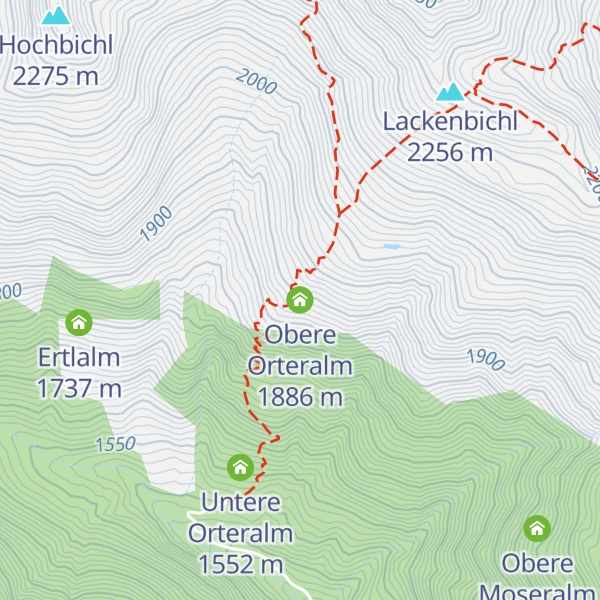 Map of Obere Orteralm