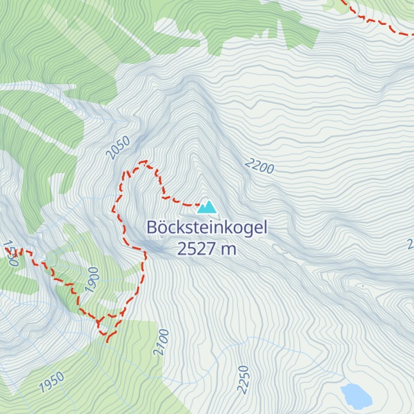 Map of Böcksteinkogel