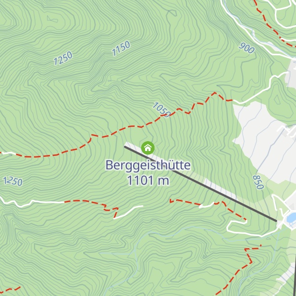 Map of Berggeisthütte