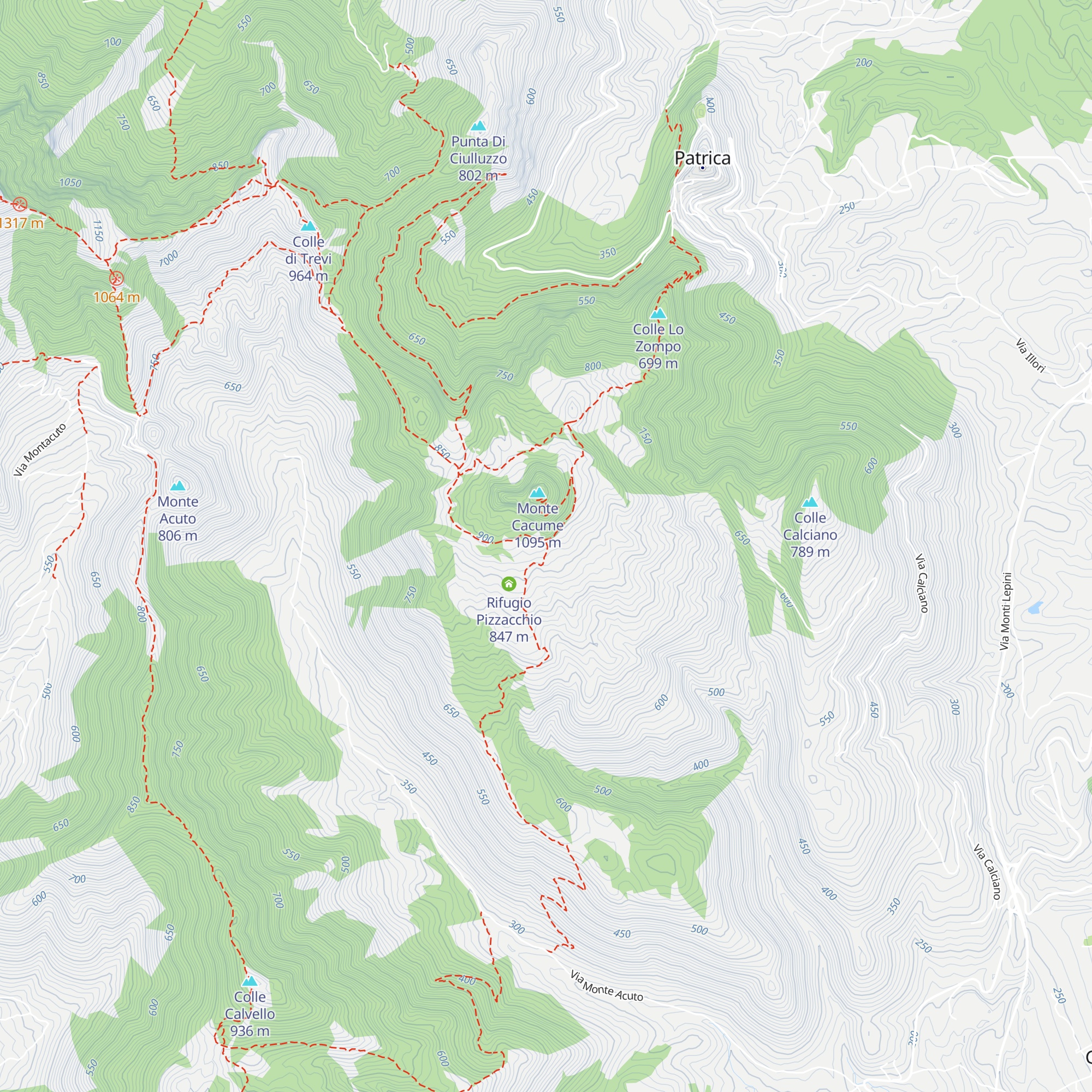 Rifugio Marione map