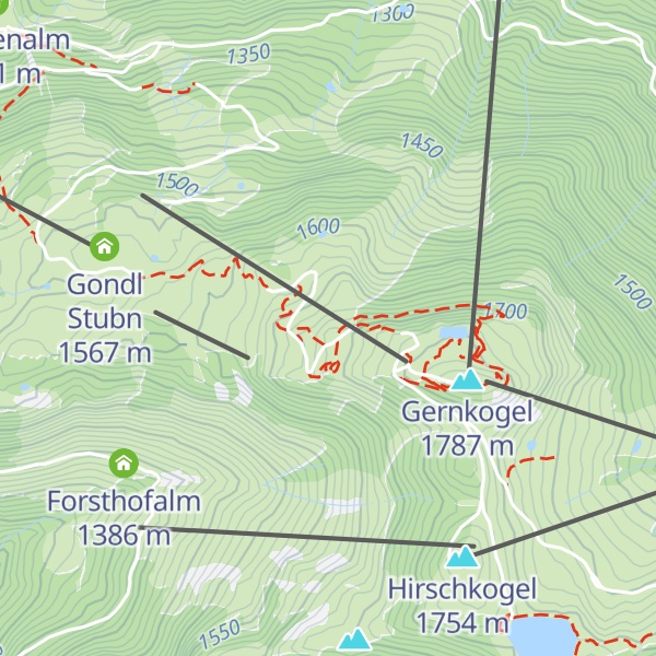 Map of Buchauhütte