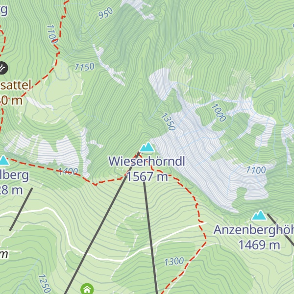 Map of Wieserhörndl
