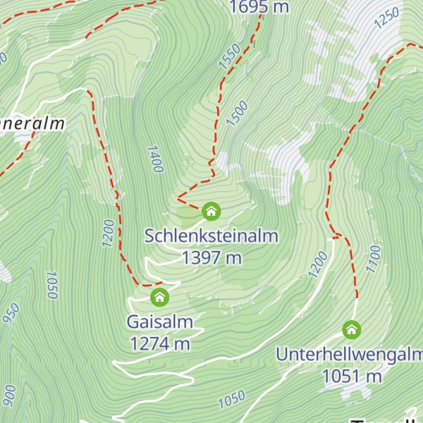 Map of Schlenksteinalm