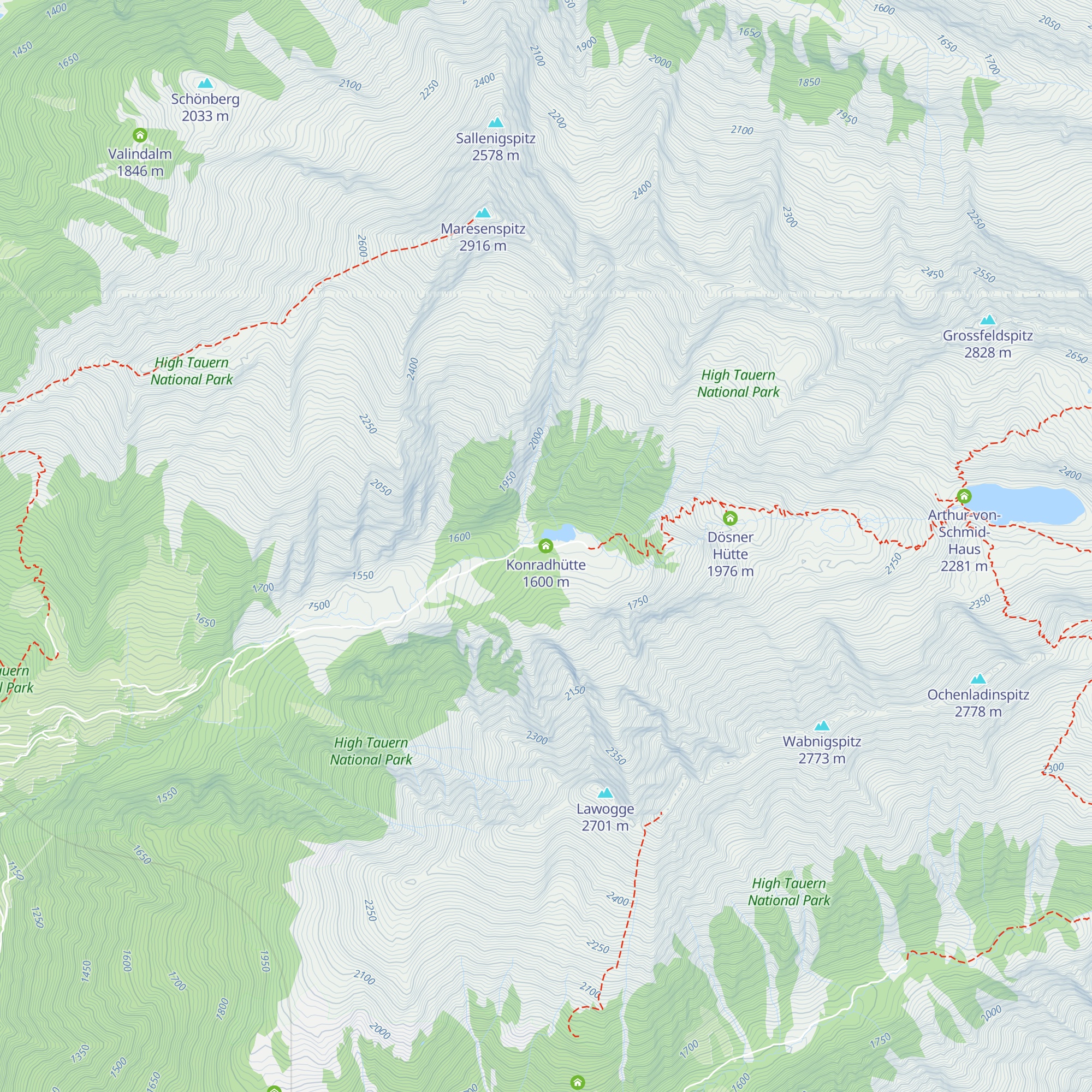 Konradhütte map