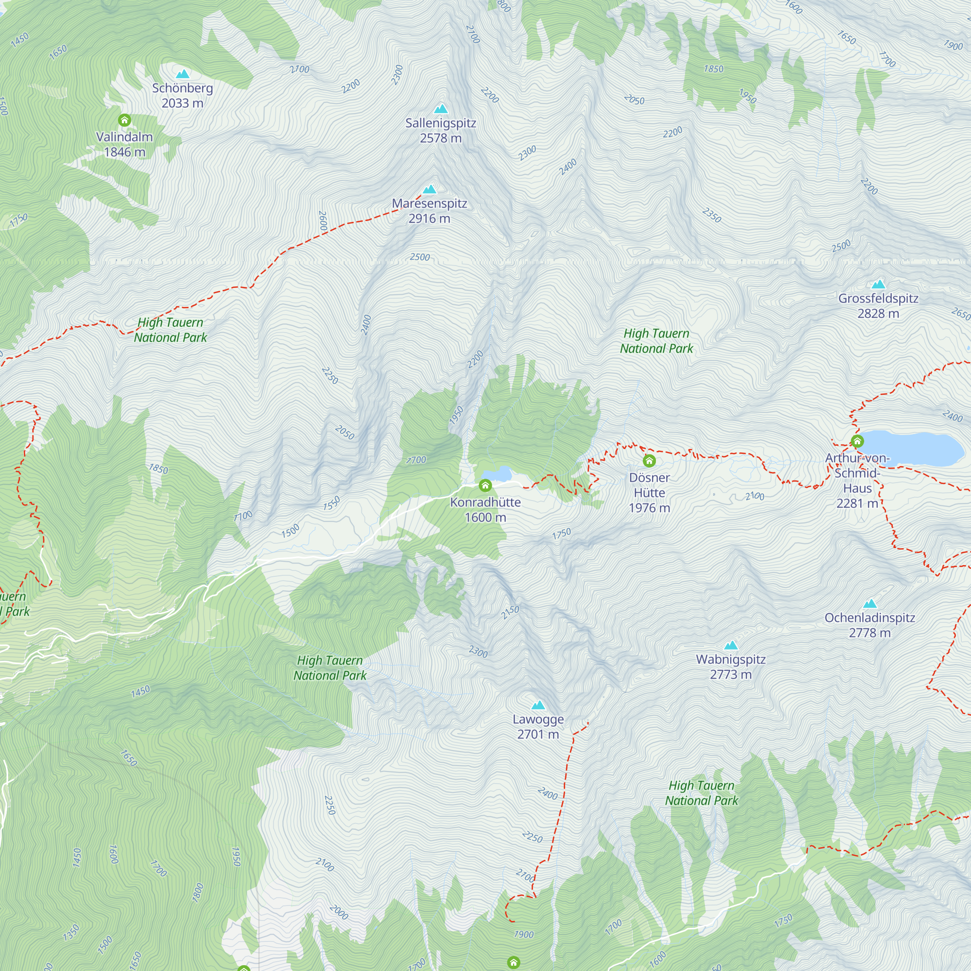 Konradhütte map