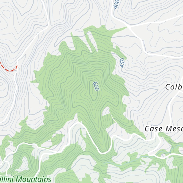Map of Monte Parrone