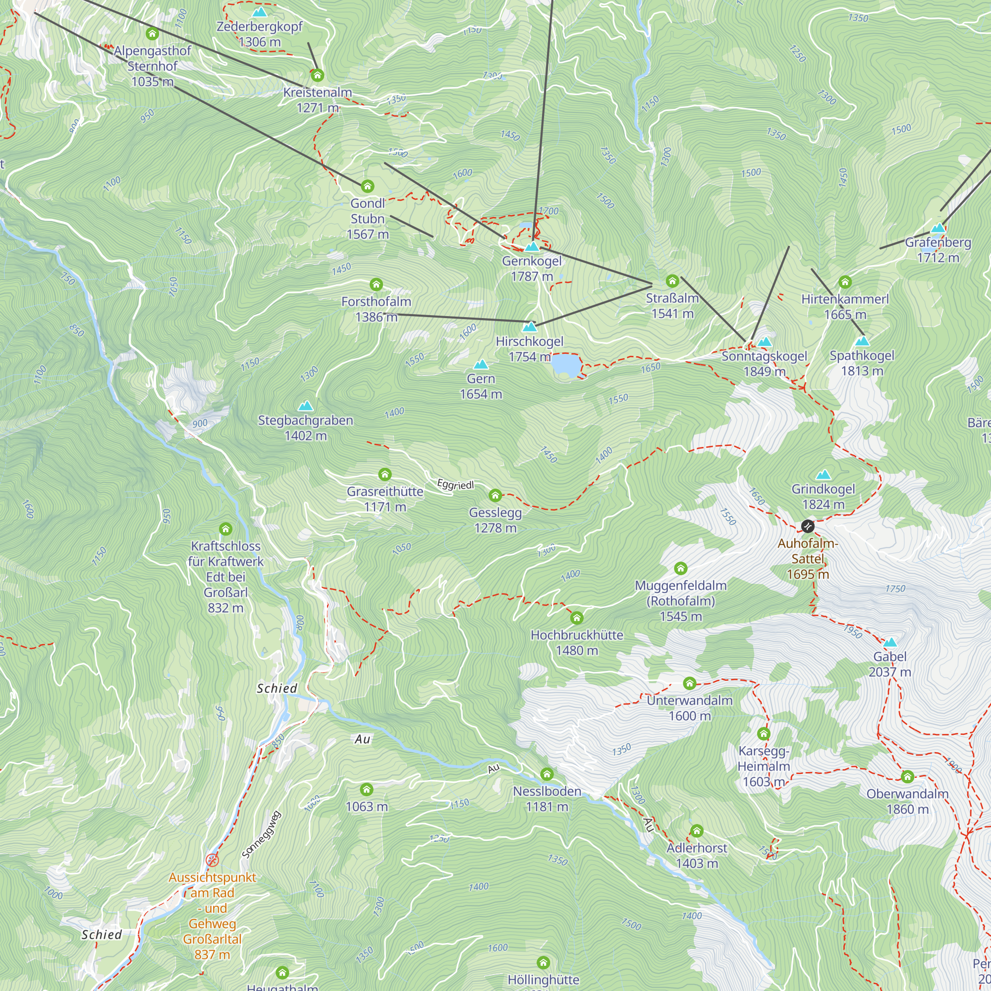 Gesslegg map
