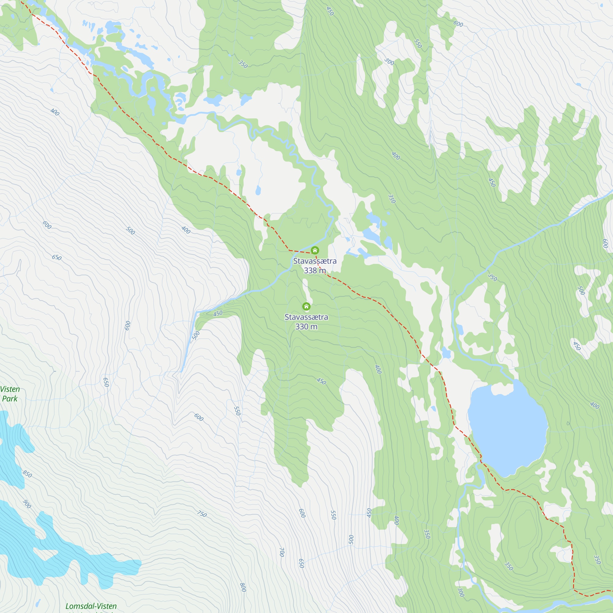 Stavassætra map