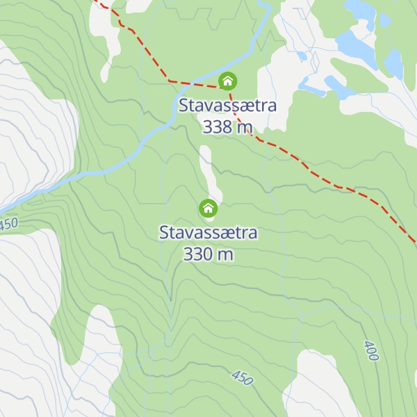 Map of Stavassætra