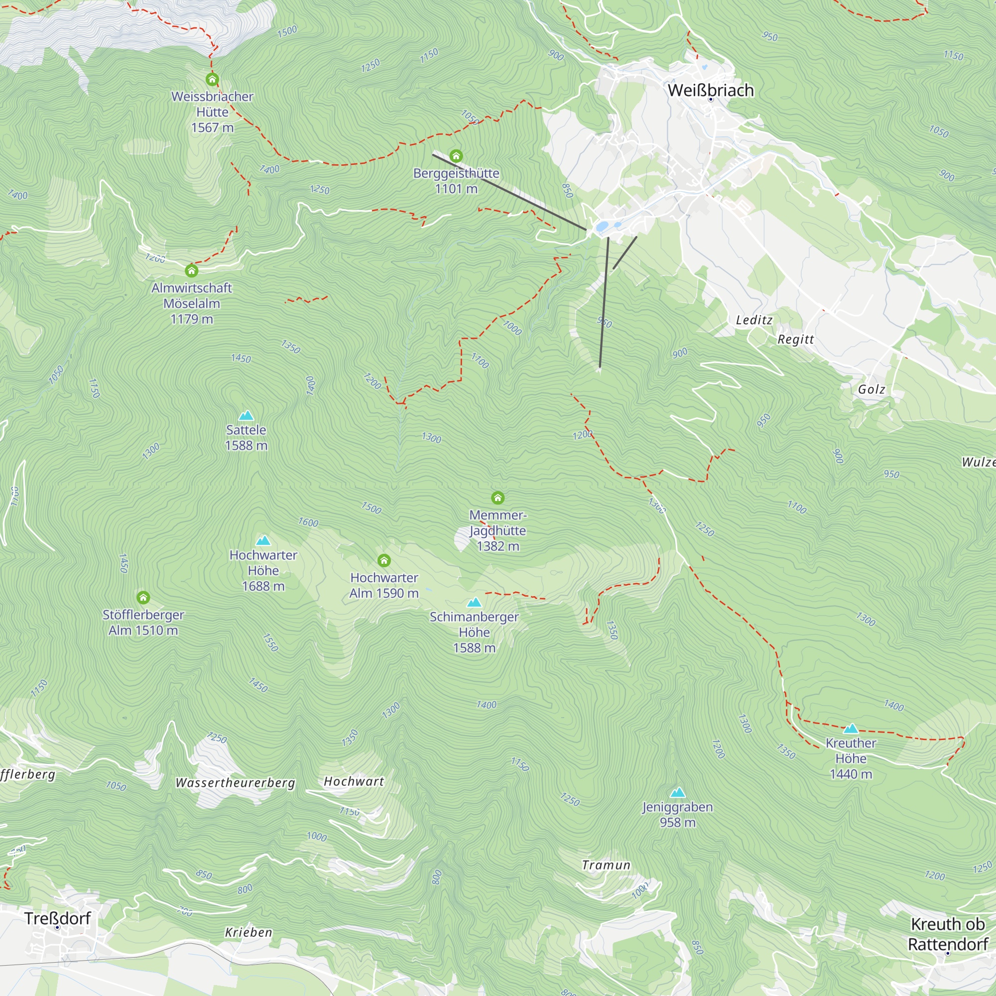 Memmer-Jagdhütte map