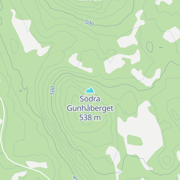 Map of Södra Gunhåberget