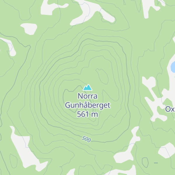 Map of Norra Gunhåberget