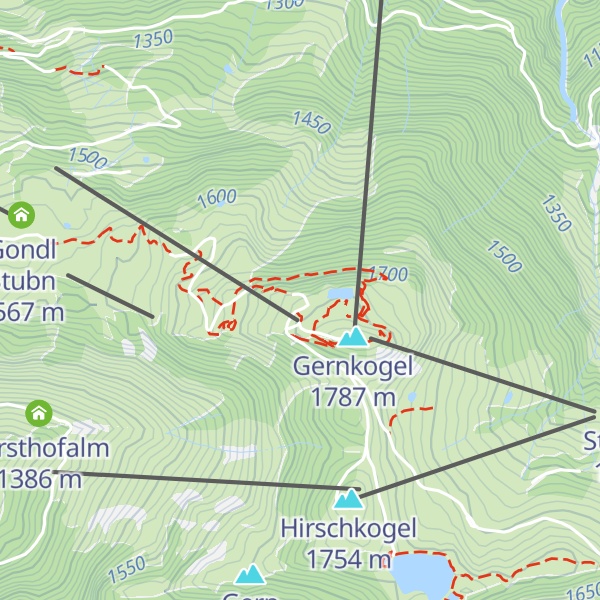 Map of Gernkogelalm