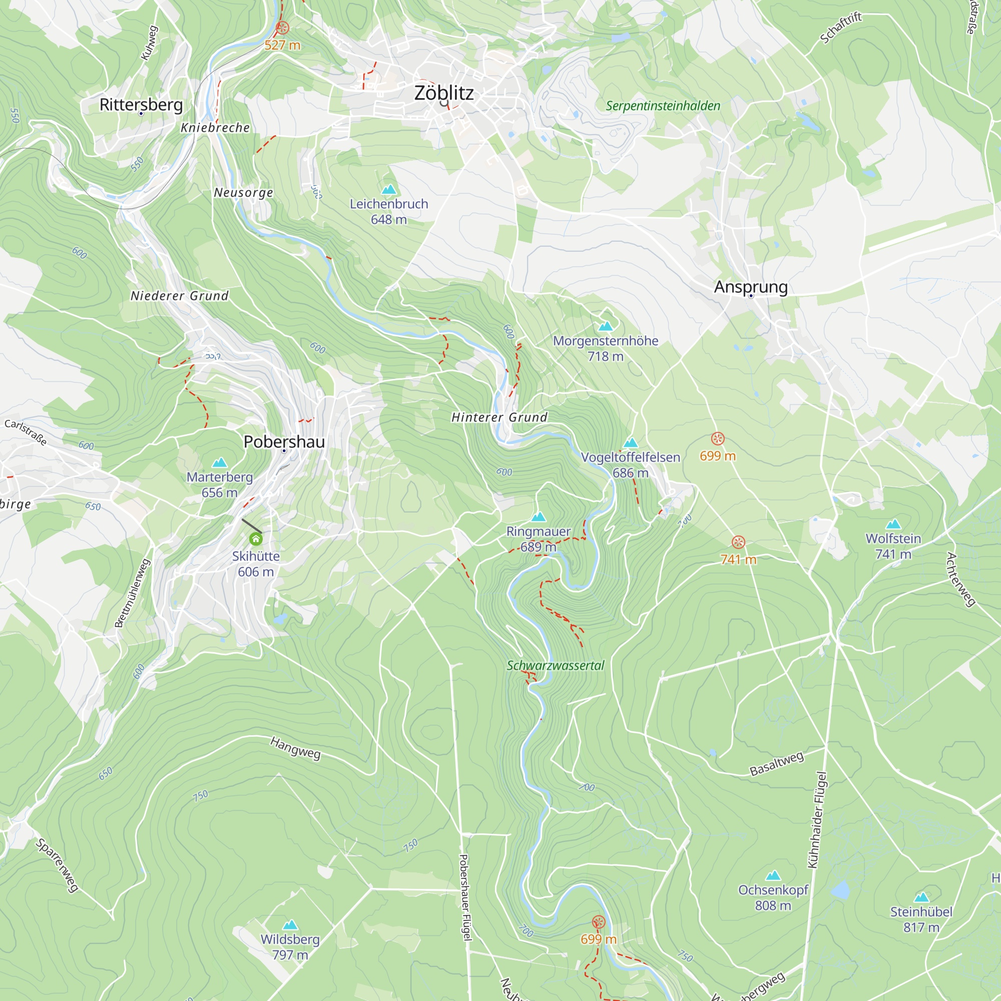 Berghaus am Katzenstein map