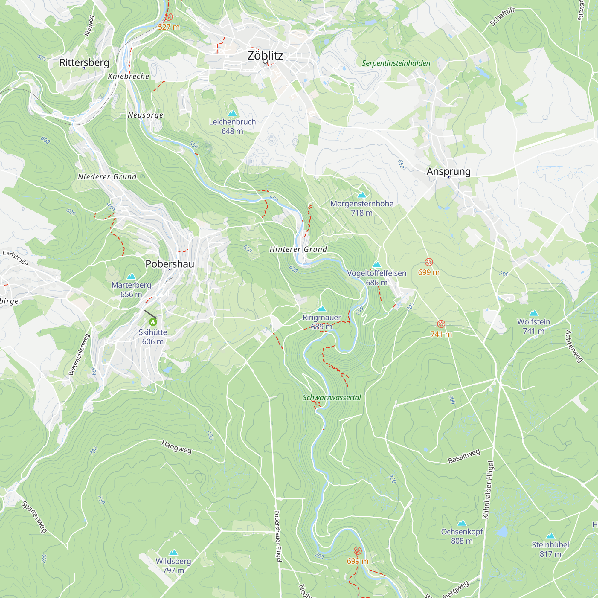 Berghaus am Katzenstein map