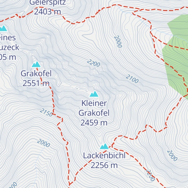 Map of Kleiner Grakofel