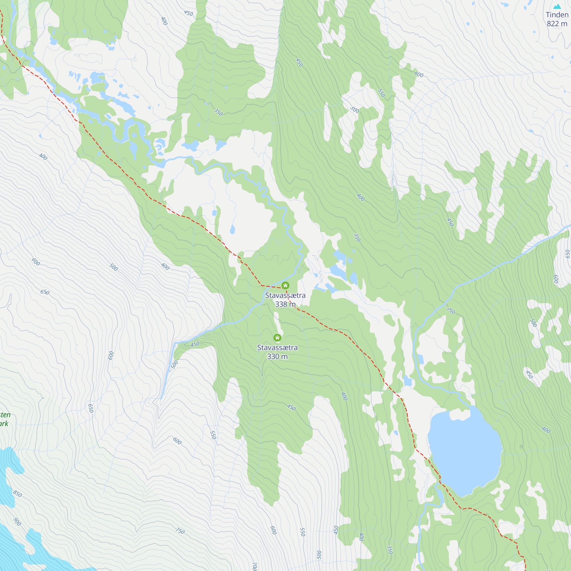 Stavassætra map
