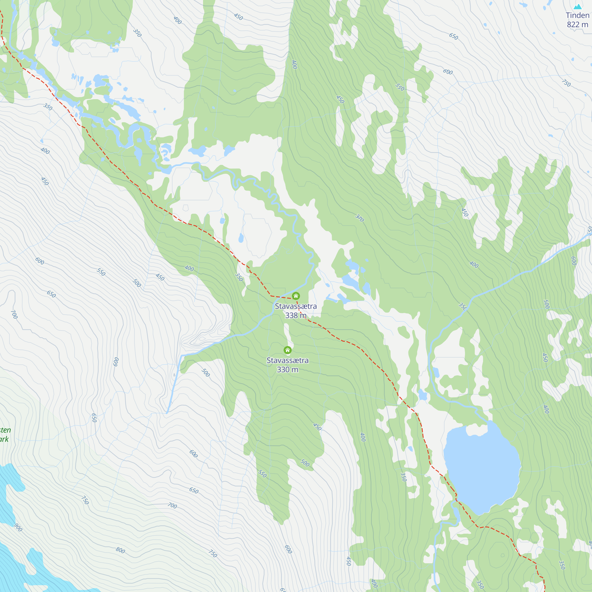 Stavassætra map