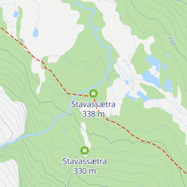Map of Stavassætra