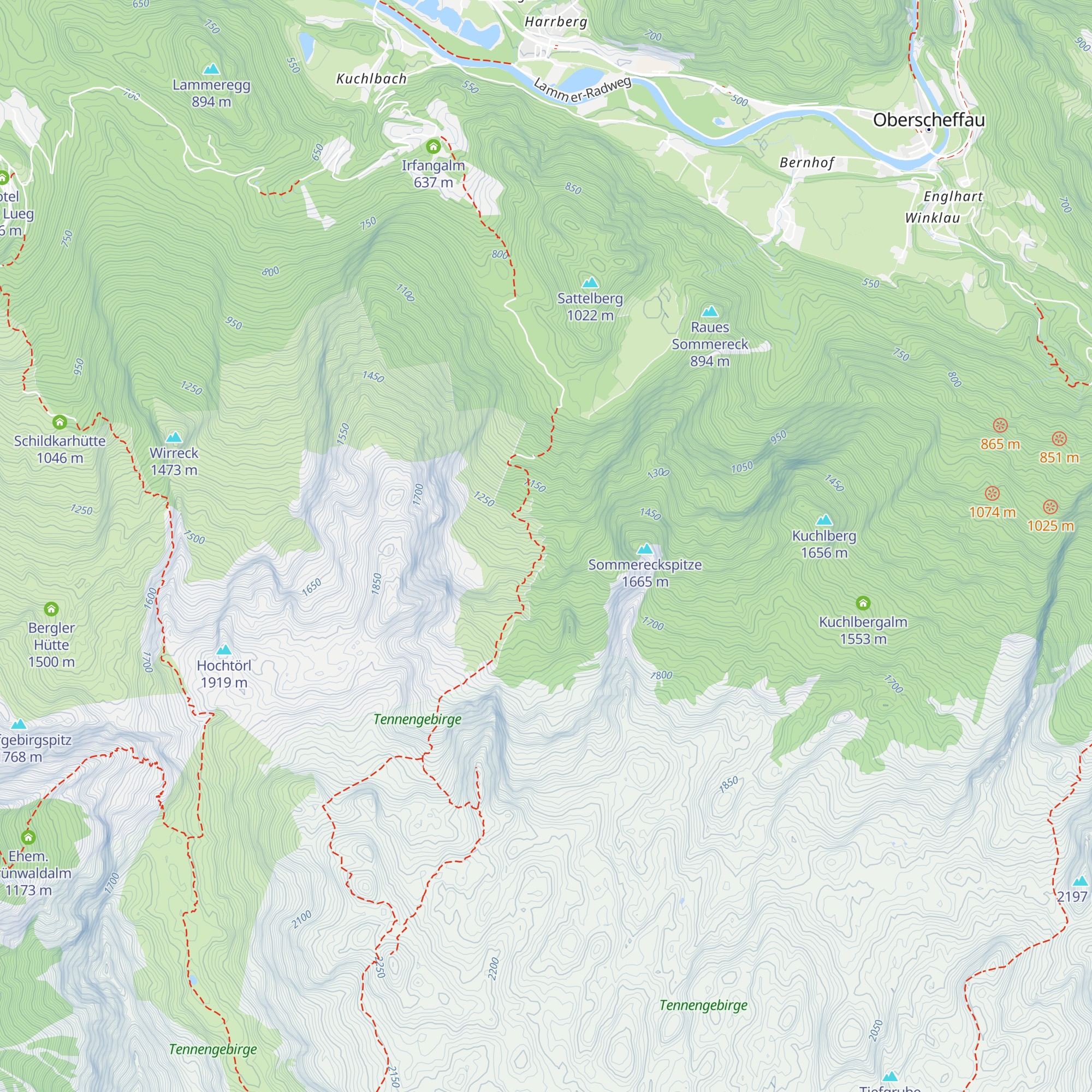 Stefan-Schatzl-Hütte map
