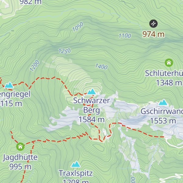 Map of Schwarzer Berg