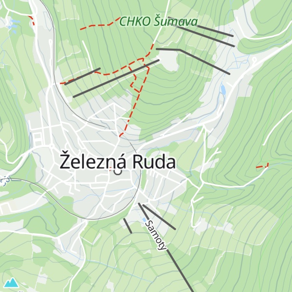 Map of Penzion Bobešova bouda