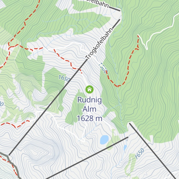 Map of Rudnig Alm