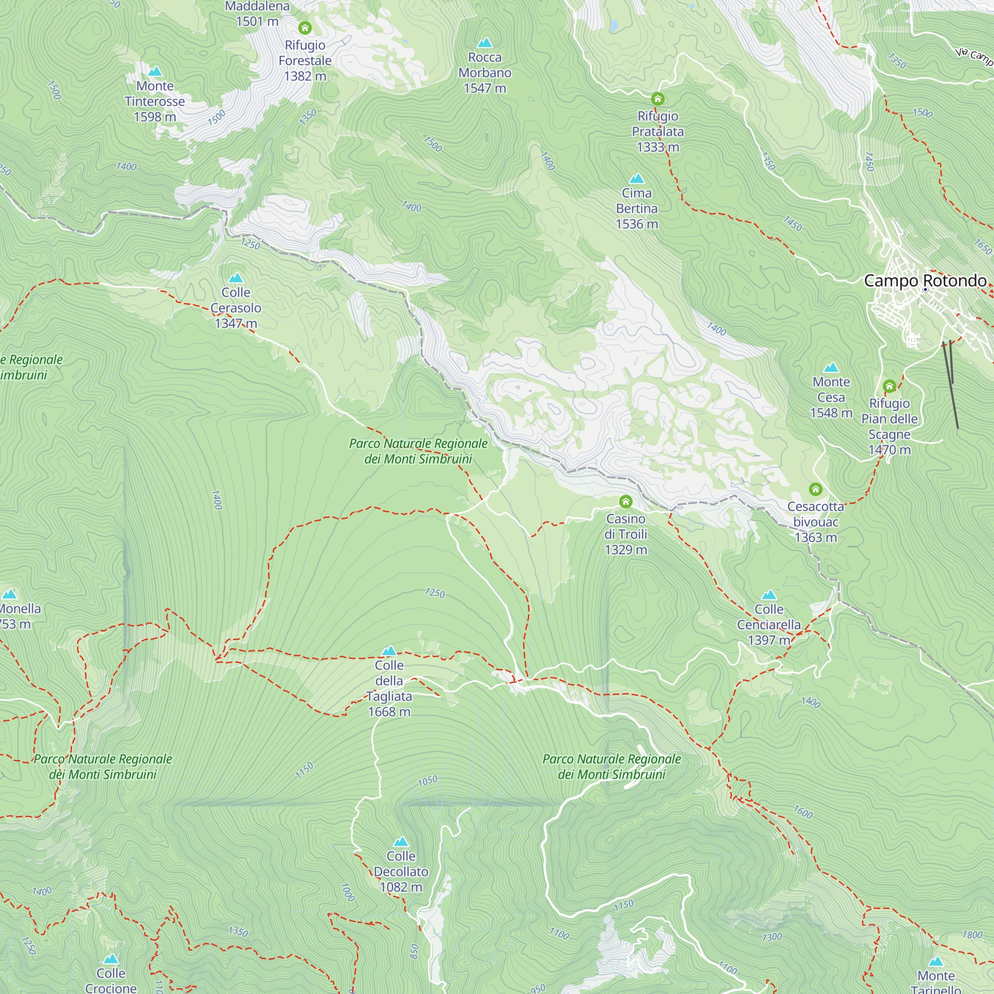 Rifugio SAIFAR map