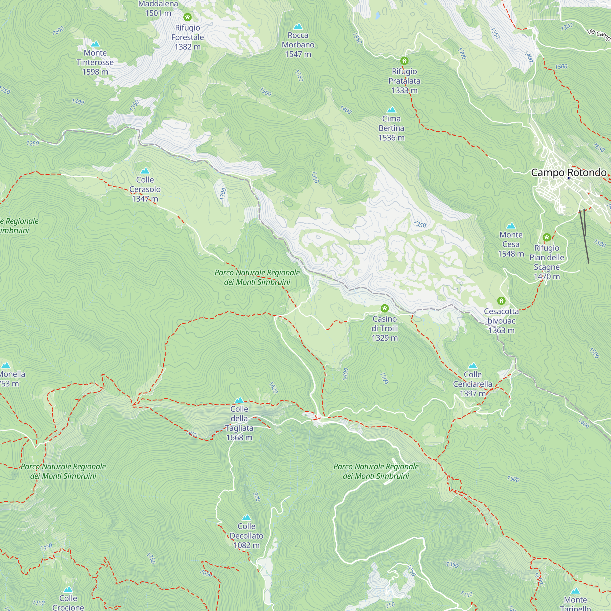 Rifugio SAIFAR map
