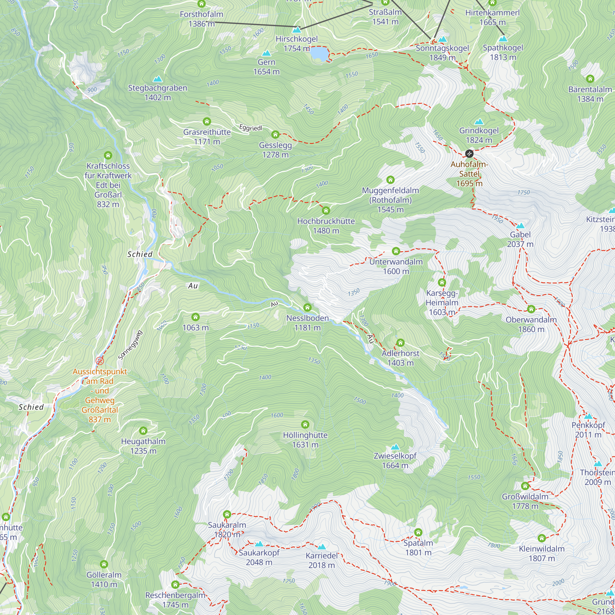 Nesslboden map