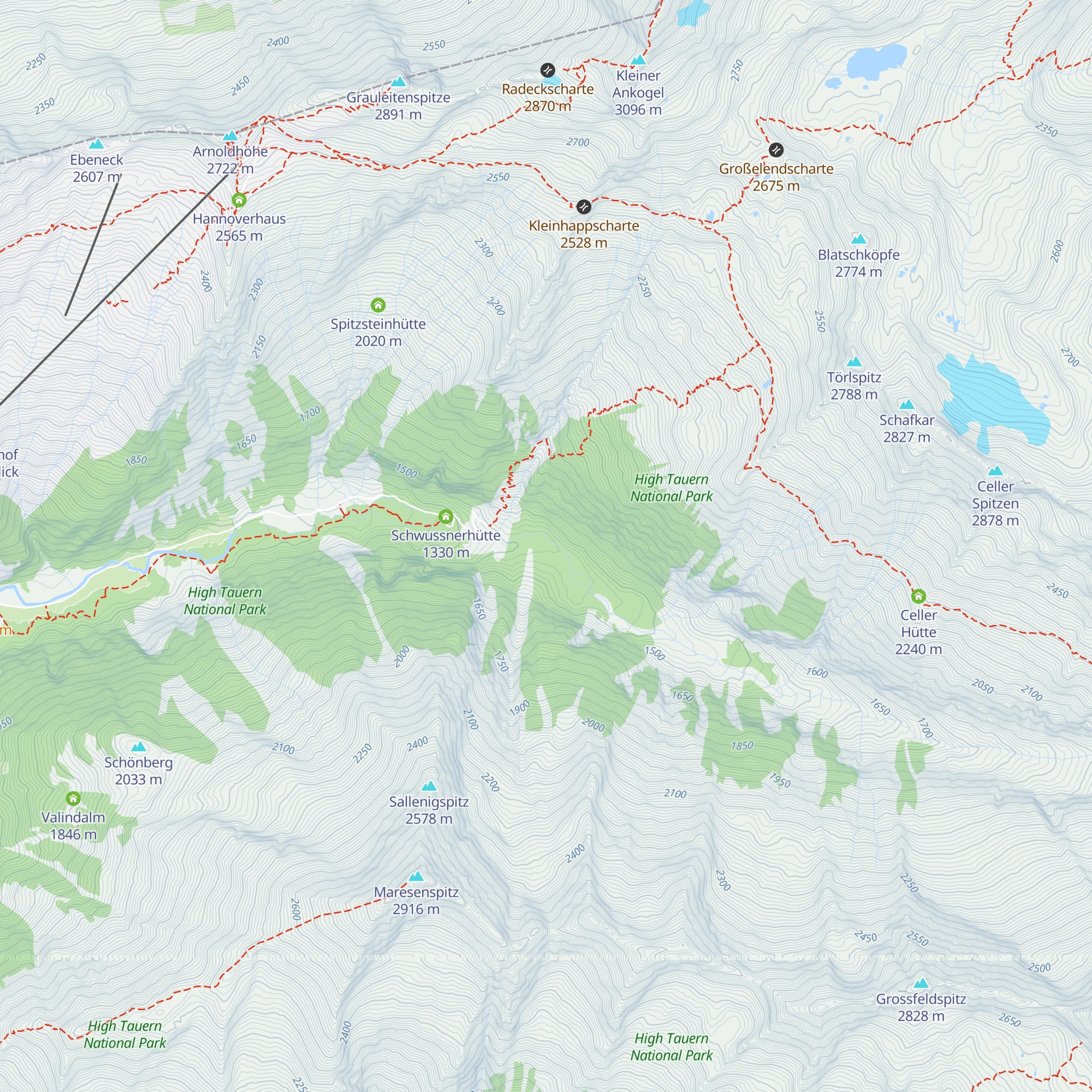 Seilbahn map