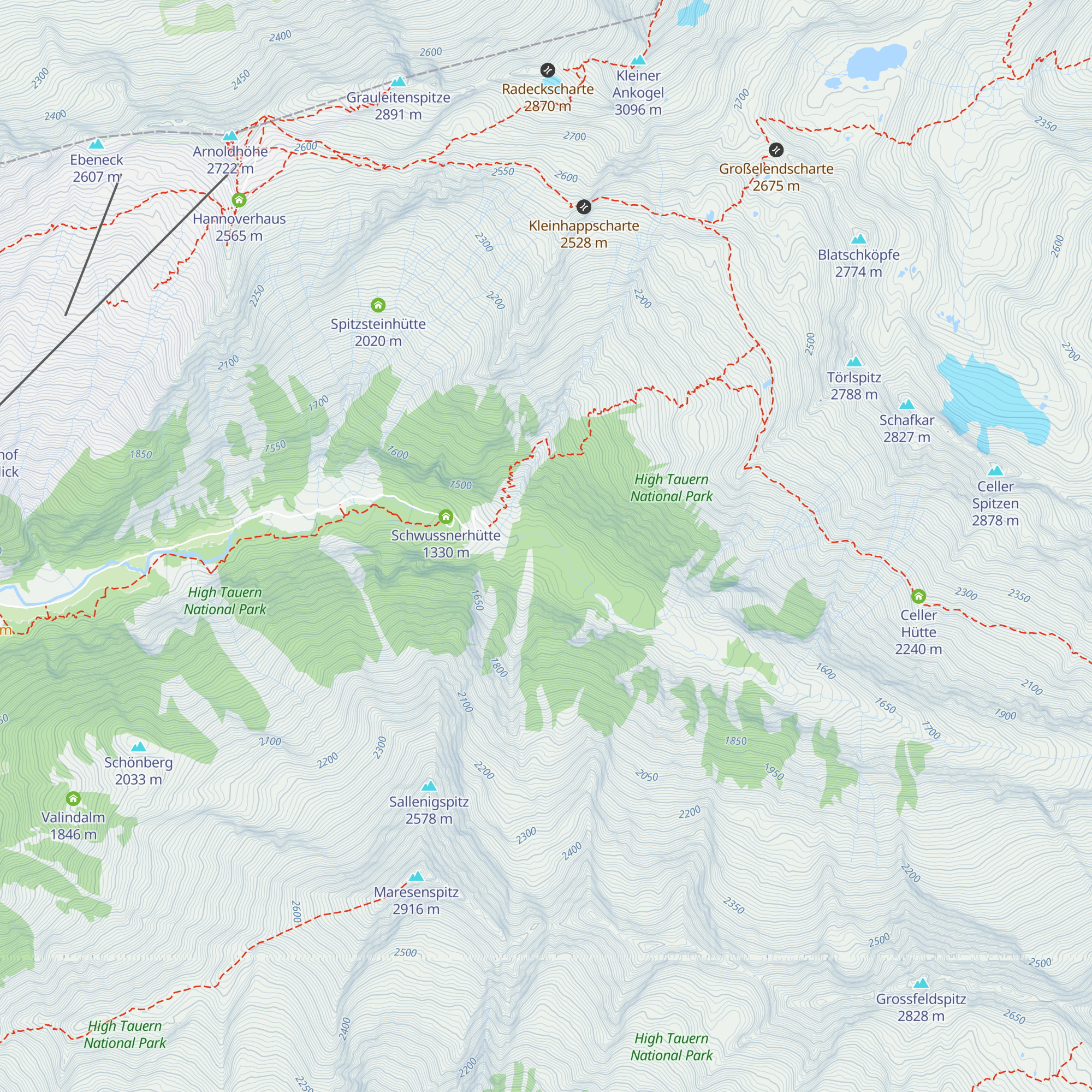Seilbahn map