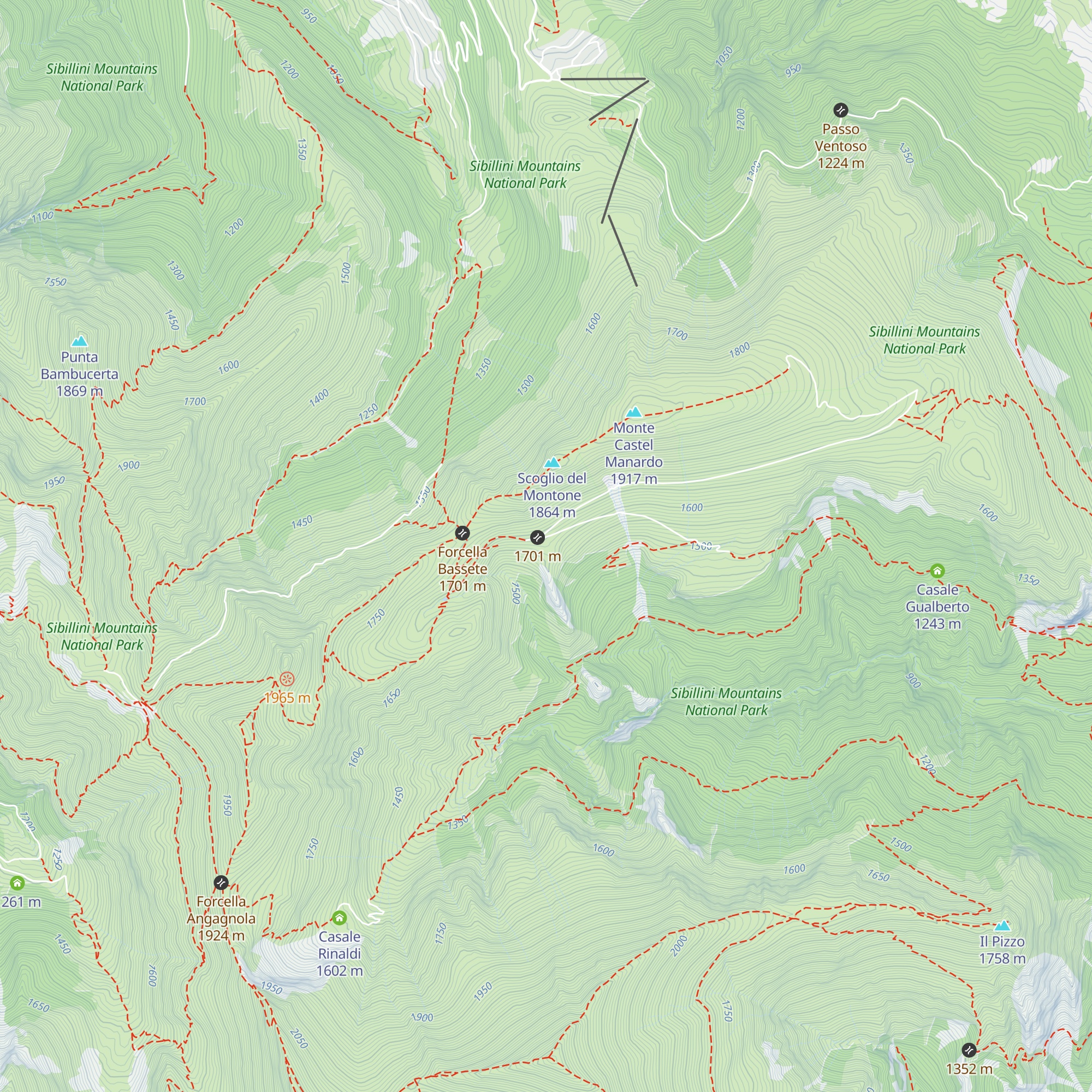 Casale Ara del Re map