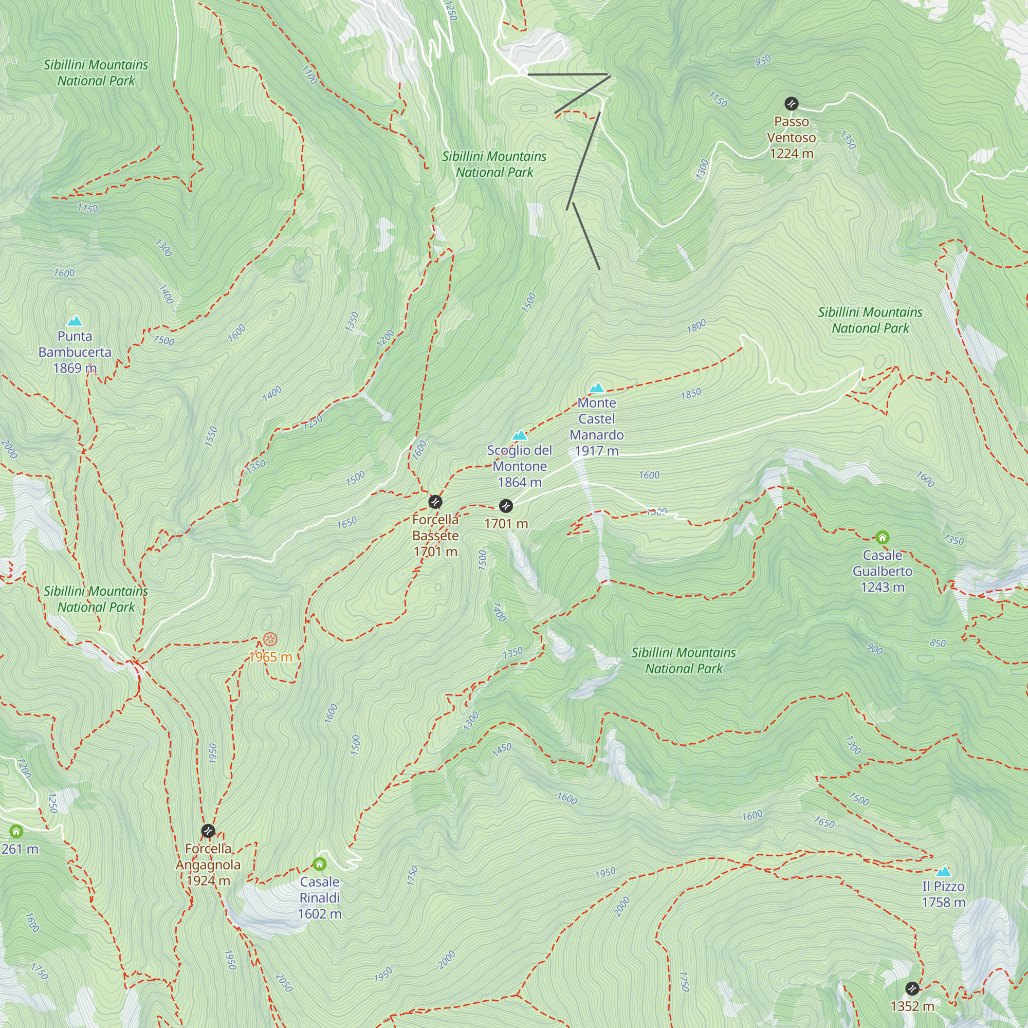 Casale Ara del Re map