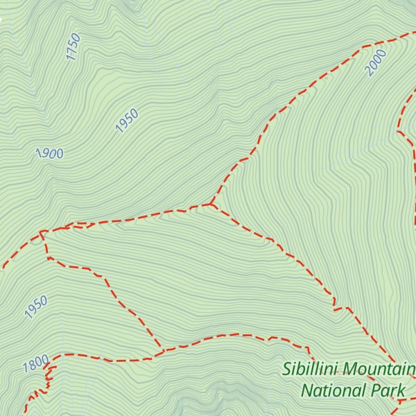 Map of Monte Priora