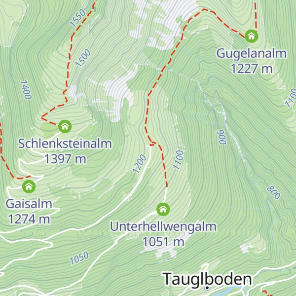 Map of Ebenwaldalm