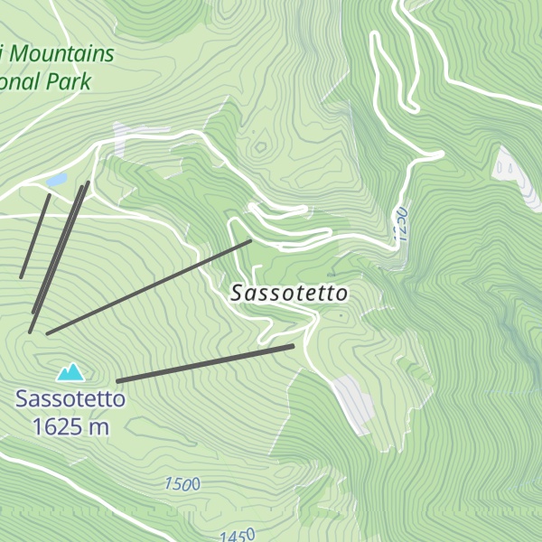 Map of Rifugio Fonte Lardina