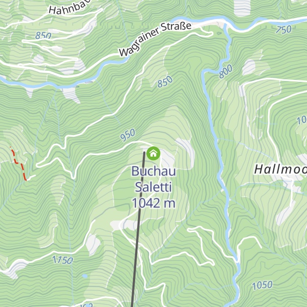 Map of Buchau Saletti