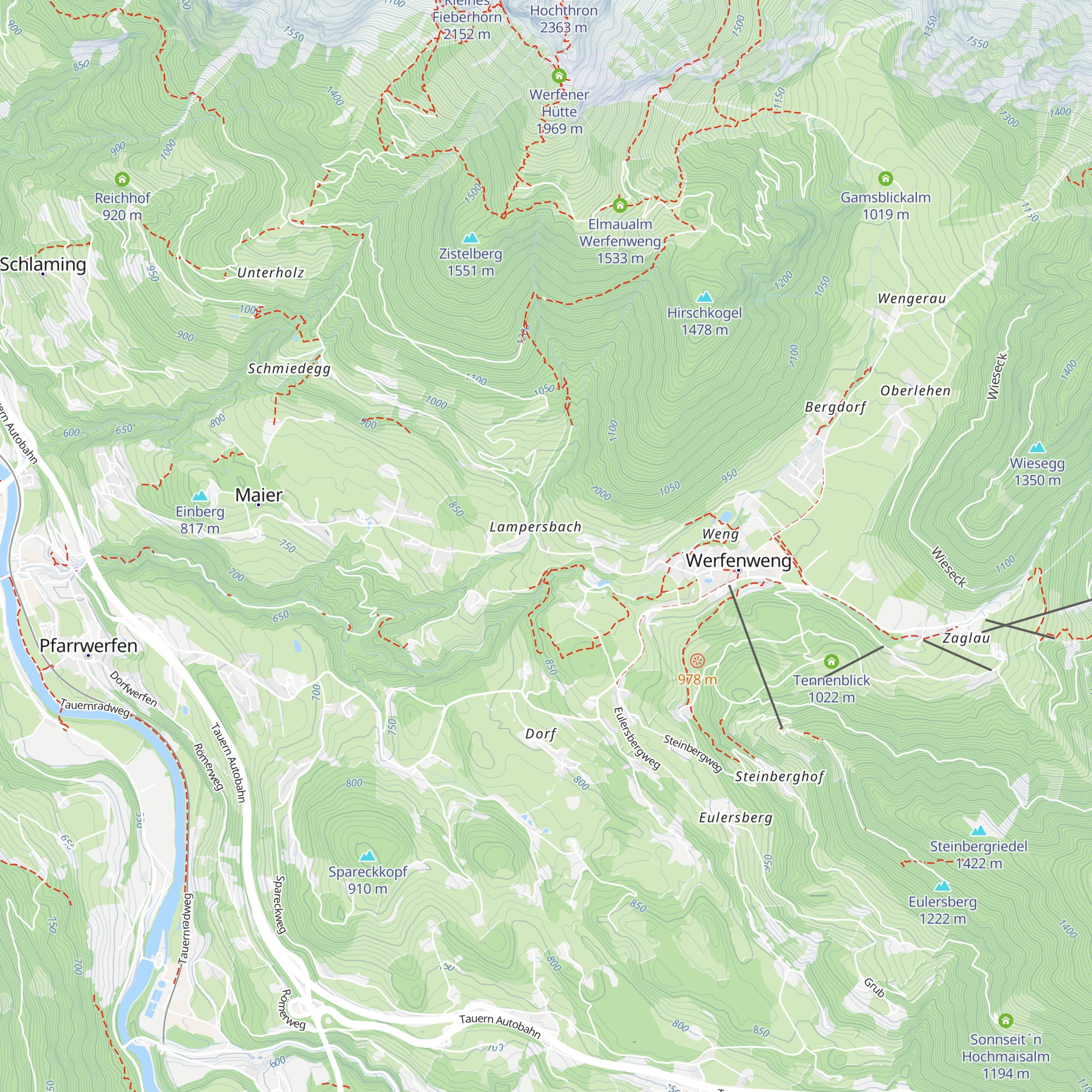 Zistelberghof map