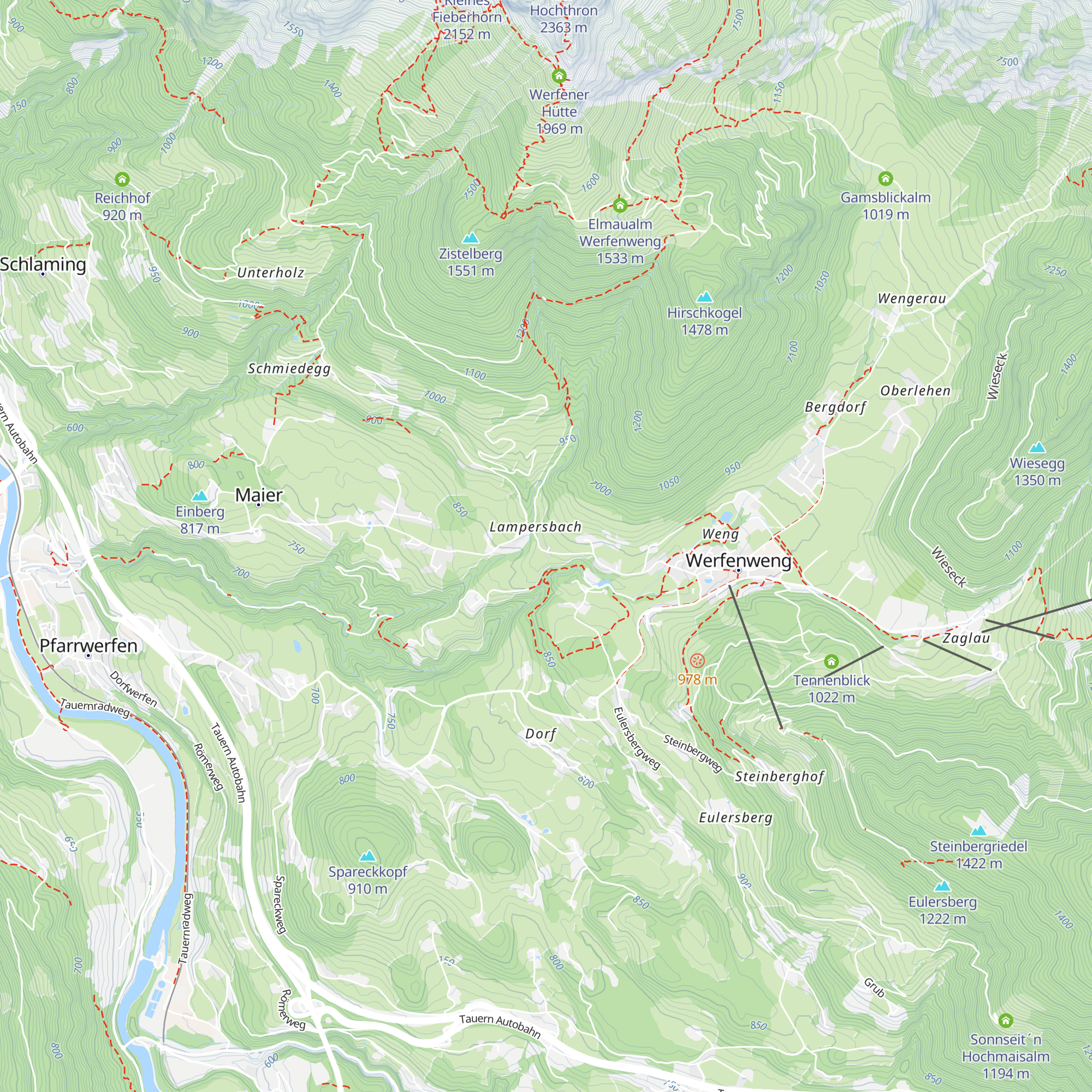 Zistelberghof map