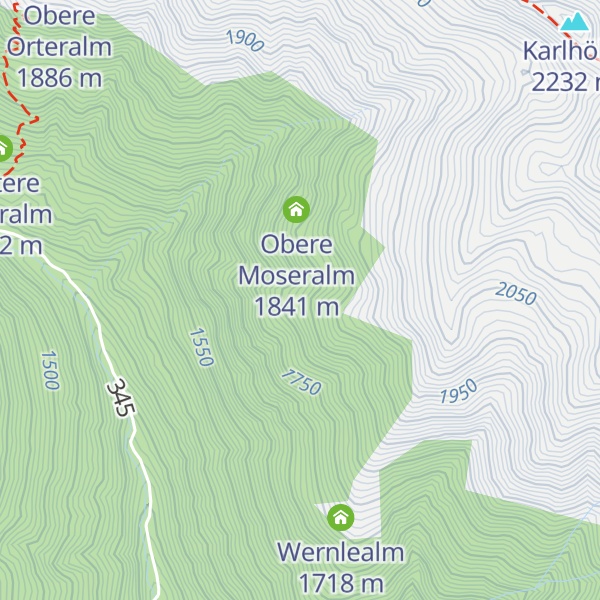 Map of Stockerhütte