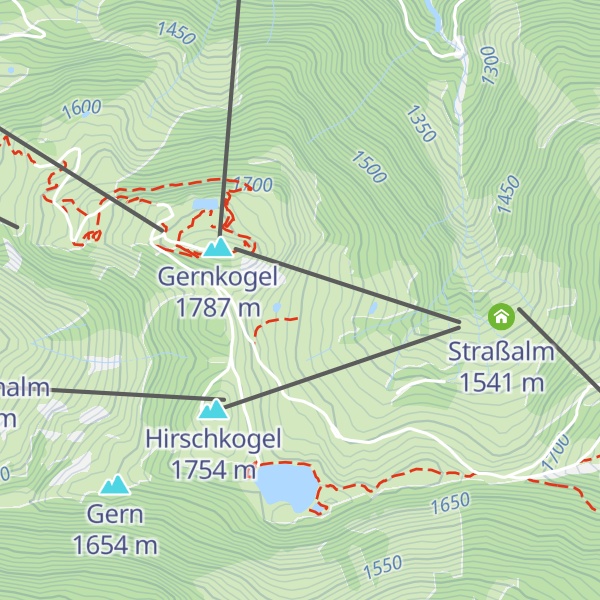 Map of Haibenalm
